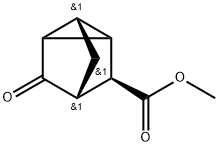 (1R,2S,3S,4S,6R)-REL-5-氧代三环[2.2.1.02,6]庚烷-3-甲酸甲酯,79356-39-1,结构式