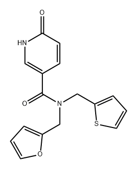 796055-86-2 N-(呋喃-2-基甲基)-6-羟基-N-(噻吩-2-甲基)烟酰胺
