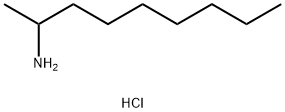 2-Aminononane hydrochloride 化学構造式