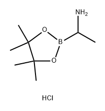 1,3,2-Dioxaborolane-2-methanamine, α,4,4,5,5-pentamethyl-, hydrochloride (1:1) 结构式