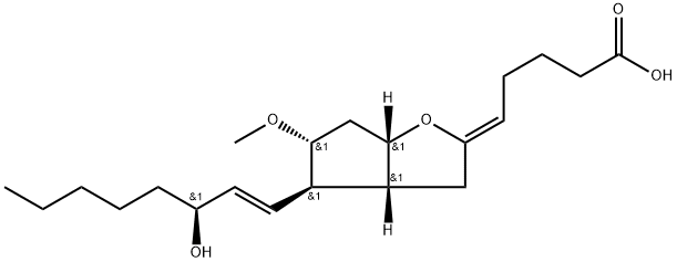 prostaglandin I2 11-methyl ether 化学構造式