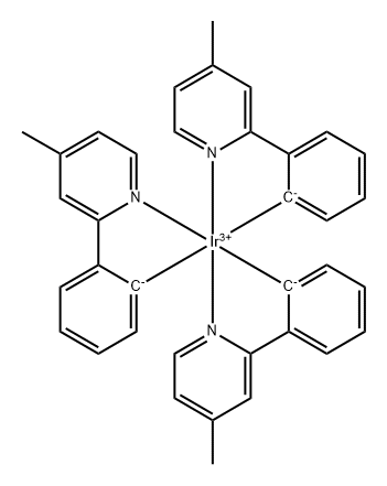 Ir[(Me)-ppy]3 Structure