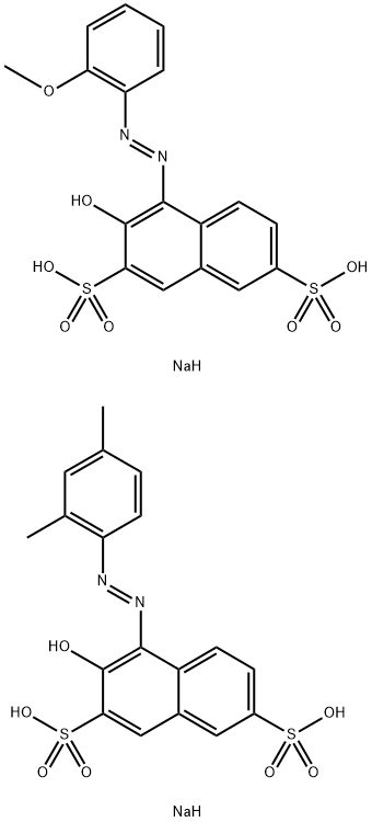 Acid Red  26:1,8004-46-4,结构式