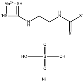 Maneb, nickel sulfate hexahydrate Structure