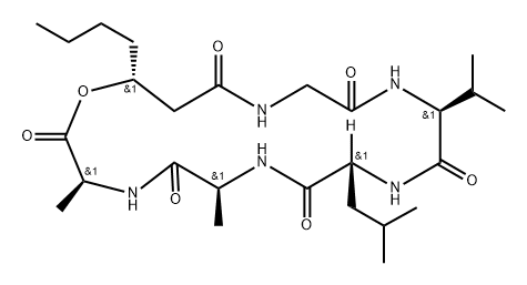 棒束孢菌素 D,80111-97-3,结构式