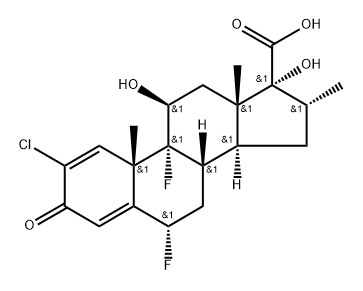 Halometasone Impurity 3 化学構造式