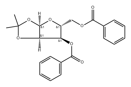 3,5-Di-O-benzoyl-1,2-O-isopropylidene-alpha-D-ribofuranose min. 99%,80244-95-7,结构式