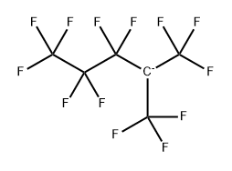 Pentane, 1,1,1,2,2,3,3,5,5,5-decafluoro-4-(trifluoromethyl)-, ion(1-)