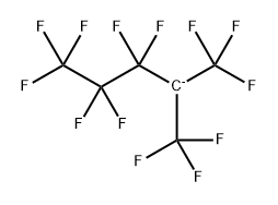 Pentane, 1,1,1,2,2,3,3,5,5,5-decafluoro-4-(trifluoromethyl)-, ion(1-) Structure