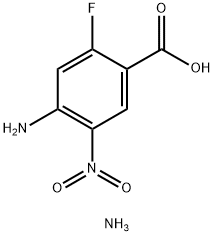 Benzoic acid, 4-amino-2-fluoro-5-nitro-, ammonium salt (1:1)