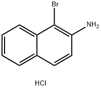 1-溴萘-2-胺盐酸盐, 80413-60-1, 结构式