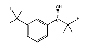 (S)-2,2,2-Trifluoro-1-(3-(trifluoromethyl)phenyl)ethan-1-ol Struktur