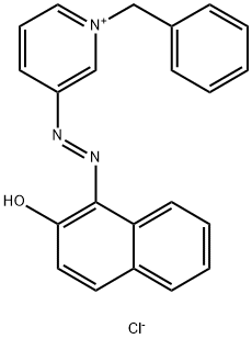 3-[(2-羟基-1-萘)偶氮]-1-苯基(甲基)吡啶翁的氯化物,80546-45-8,结构式