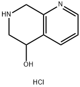 5,6,7,8-TETRAHYDRO-1,7-NAPHTHYRIDIN-5-OL HCL Structure