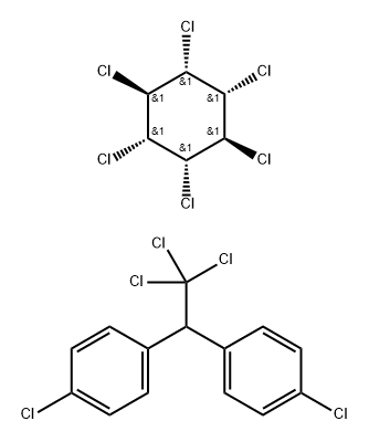 1-chloro-4-[2,2,2-trichloro-1-(4-chlorophenyl)ethyl]benzene, 1,2,3,4,5 ,6-hexachlorocyclohexane|
