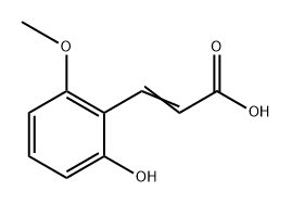 2-Hydroxy-6-methoxycinnamic acid,807283-44-9,结构式