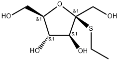 乙基2-硫代-Β-D-呋喃果苷, 80763-61-7, 结构式