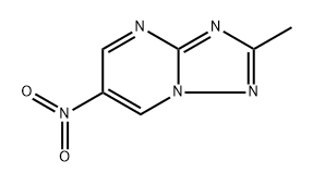 2-methyl-6-nitro-[1,2,4]triazolo[1,5-a]pyrimidine 结构式