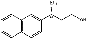 2-Naphthalenepropanol, γ-amino-, (γR)- Structure