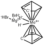 (π-cyclopentadienyl)MoH2 * magnesium bromide, Fandachem 结构式