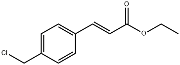 (E)-3-[4-(氯甲基)苯基]-2-丙烯酸乙酯,81069-38-7,结构式