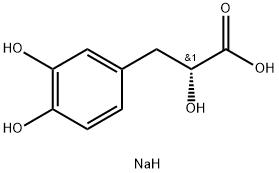 Danshensu Sodium Salt 化学構造式