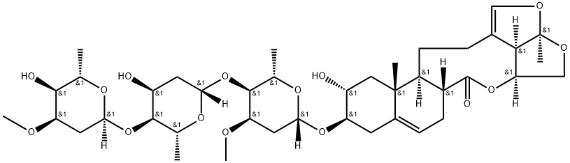 グラウコシドC 化学構造式