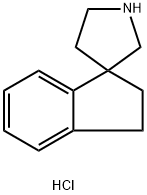 2,3-dihydrospiro[indene-1,3''-pyrrolidine] hydrochloride Struktur