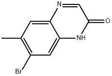 7-Bromo-6-methyl-2(1H)-quinoxalinone,82019-39-4,结构式