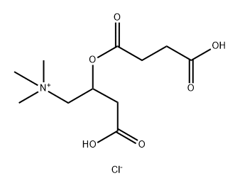 1-Propanaminium, 3-carboxy-2-(3-carboxy-1-oxopropoxy)-N,N,N-trimethyl-, chloride (9CI)|丁二酰基肉碱氯化物盐