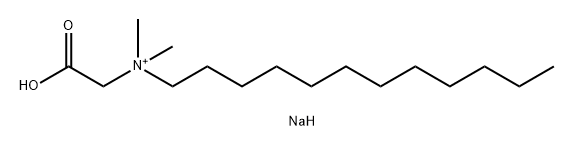 1-Dodecanaminium, N-(carboxymethyl)-N,N-dimethyl-, sodium salt Structure