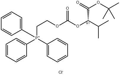 4,6,9-Trioxa-1-phosphoniaundecane, 10,10-dimethyl-7-(1-methylethyl)-5,8-dioxo-1,1,1-triphenyl-, chloride, (S)- (9CI)