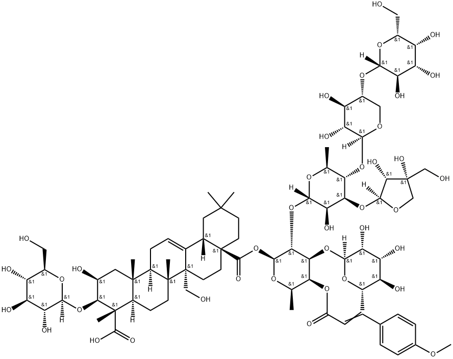 Onjisaponin A Struktur