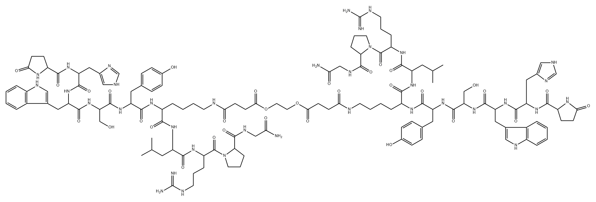 LHRH, Lys(6)-EGS-Lys(6)-LHRH Struktur