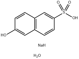 Sodium 6-hydroxynaphthalene-2-sulfonate hydrate(1:1:x) 化学構造式