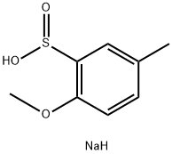 sodium 2-methoxy-5-methylbenzene-1-sulfinate Struktur