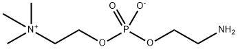 aminoethanol-phosphocholine 化学構造式