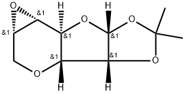 L-?glycero-?β-?L-?talo-?Heptofuranose, 3,?7:5,?6-?dianhydro-?1,?2-?O-?(1-?methylethylidene)?- (9CI) Structure