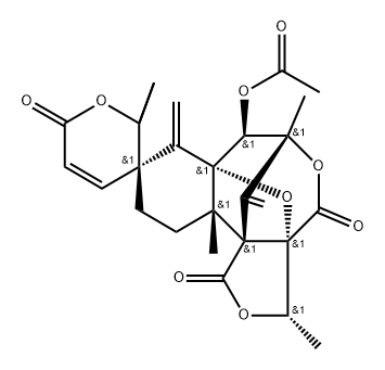 19,34-Didehydro-12-deoxy-12,18α-epoxy-18,19-dihydroaustin Structure