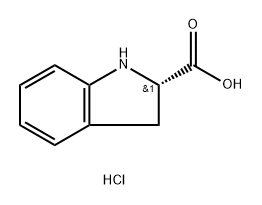 S)-(-)-Indoline-2-carboxylic acid hydrochloride Structure