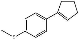 (4-(cyclopent-1-en-1-yl)phenyl)(methyl)sulfane,82955-04-2,结构式