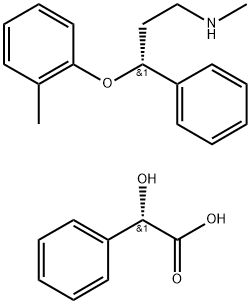 (S)-alpha-hydroxy-benzeneacetic acid compd. With (R)-N-methyl-gamma-(2-methylphenoxy)benzenepropanamine (1:1)