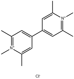 4,4'-Bipyridinium, 1,1',2,2',6,6'-hexamethyl-, chloride (1:2) 化学構造式