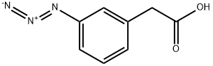 2-(3-azidophenyl)acetic acid Structure