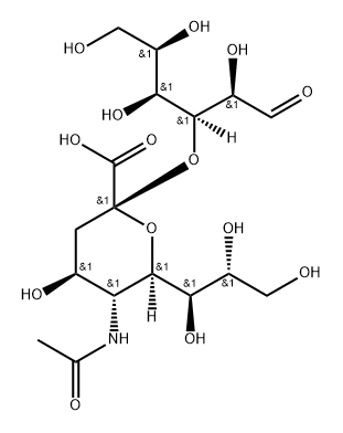 N-acetylneuraminyl-(2-3)-galactose Structure
