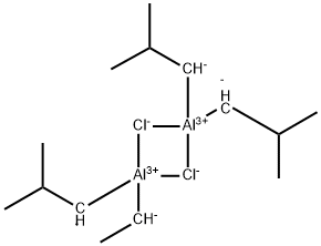 di-mu-chloroethyltris(isobutyl)dialuminium Struktur