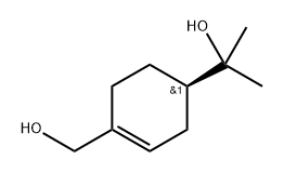 2-[(1R)-4-(Hydroxymethyl)cyclohex-3-en-1-yl]propan-2-ol Structure