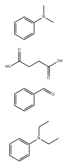 丁二酸与氧化苯甲醛-N,N-二乙基苯胺-N,N-二甲基苯胺的反应产物,83968-25-6,结构式