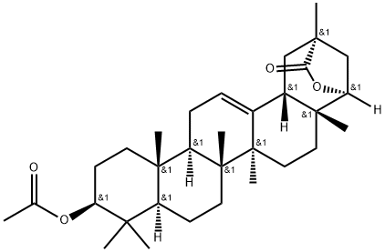 乙酸雷公藤内酯 A, 84104-80-3, 结构式