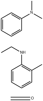 Formaldehyde, reaction products with N,N-dimethylbenzenamine and N-ethyl-2-methylbenzenamine, oxidized 结构式